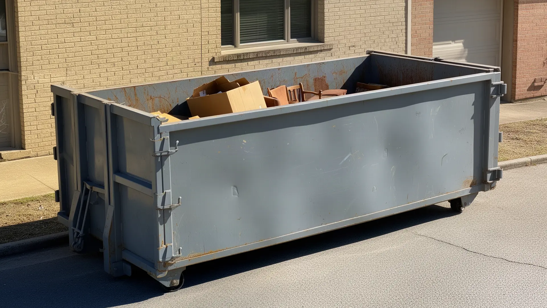 Roll-off dumpster from Marte Dumpster Rental in Stamford, CT